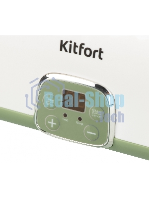 Йогуртница Kitfort KT-2007 20Вт 4б. 180 мл упр.:электрон. белый/зеленый