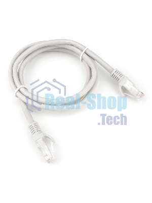 Патч-корд LSZH UTP Cablexpert PP31-1.5M cat.5e, 1.5м, литой, многожильный, серый