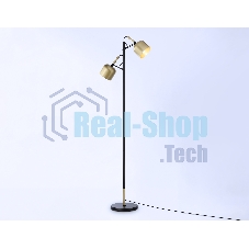 Светильник Ambrella light TR97125/2 GD/BK золото/черный E27*2 max 40W D130*223*1460