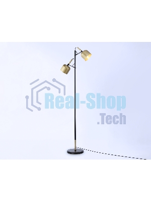 Светильник Ambrella light TR97125/2 GD/BK золото/черный E27*2 max 40W D130*223*1460