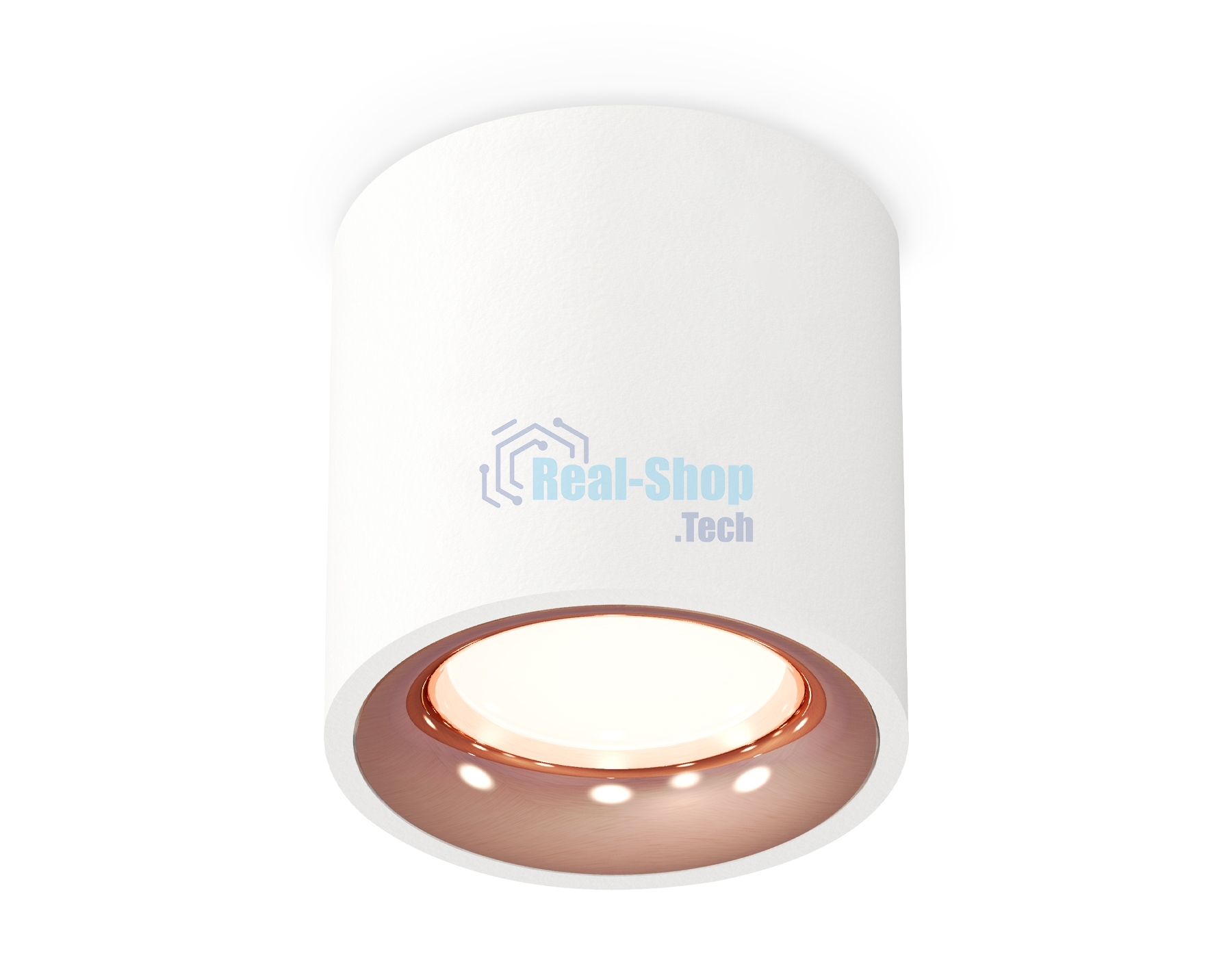 Светильник Ambrella Light XS7531025 SWH/PPG белый песок/золото розовое полированное MR16 GU5.3 (C7531, N7015)