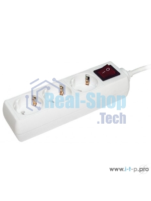 Удлинитель IEK WYP10-16-03-03-ZK-N 3х3 м с заземл. 16А IP20 У03К с выкл. ПВС 3х1