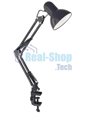 Светильник UF-312P С02 настол. 230В 60Вт черный Ultraflash 12895