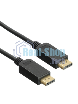 Кабель аудио-видео Buro ver 1.4 DisplayPort (m)/DisplayPort (m) 1.5м. черный (BHP-DPP-1.4-1.5)