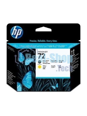 Картридж струйный HP №72 C9384A черный матовый/желтый печатающая головка для HP DJ T1100/T610