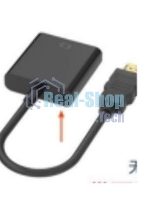 Переходник с кабелем HDMI на VGA плюс аудио