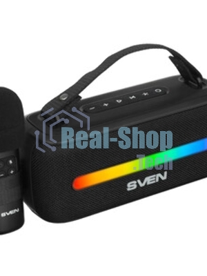 Колонка портативная SVEN PS-255 черный 12W 1.0 BT 3600mAh