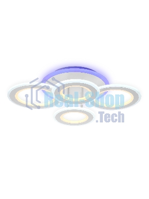 Потолочный светодиодный светильник FA8801 WH белый 123W 570*420*130 (ПДУ РАДИО 2.4)