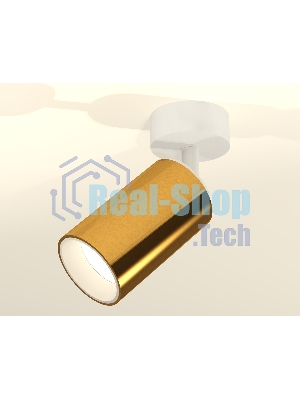 Светильник Ambrella Light XM6327001 PYG/SWH золото желтое полированное/белый песок MR16 GU5.3 (A2202, C6327, N6110)