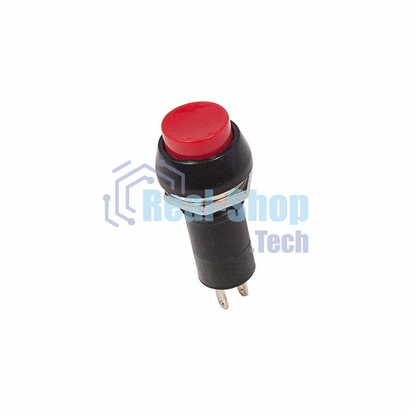 Выключатель-кнопка Rexant 250V 1А (2с) ON-OFF красный
