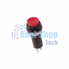 Выключатель-кнопка Rexant 250V 1А (2с) ON-OFF красный