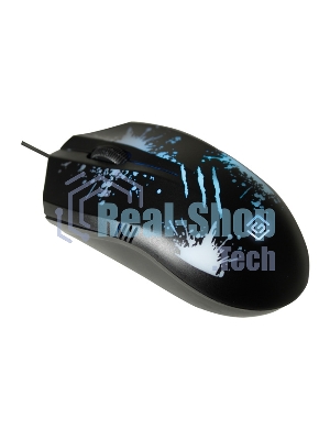Мышь проводная Oklick 399M STIGMA черный, 1200 dpi, USB, кнопки - 3