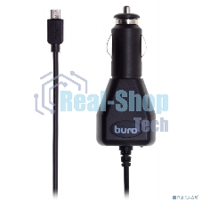 Автомобильное зарядное устройство Buro 2A универсальное кабель microUSB черный