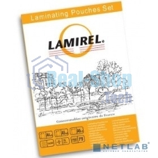Пленка для ламинирования Lamirel, набор А4, A5, A6 по 25 шт., 75 мкм, 75 шт. в упаковке