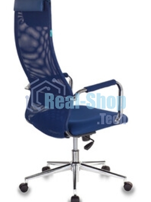 Кресло Бюрократ KB-9N/DB/TW-10N TW-01 TW-11 синий, сетка