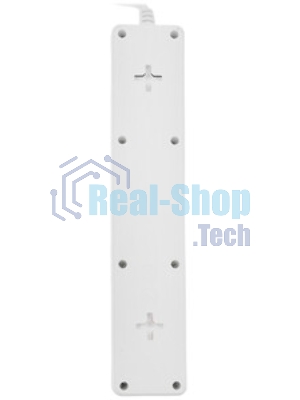 Сетевой фильтр Smartbuy SBSP-18-W Smartbuy One, 10А, 2 200 Вт, 5 розеток, длина 1,8 м, белый (SBSP-18-W)/45