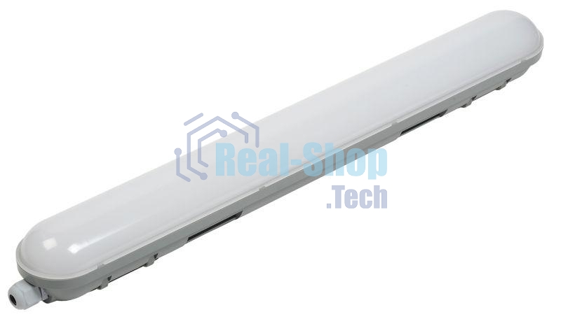 Светильник ДСП IEK LDSP0-1305-18-6500-K01 1305 18Вт 6500К IP65 600мм серый пластик размер 600х88х76 мм, аналог ЛСП-2х18Вт