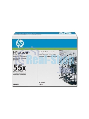 Картридж лазерный HP CE255X черный для LaserJet P3015/P3015d/P3015dn/P3015x 12500 стр.