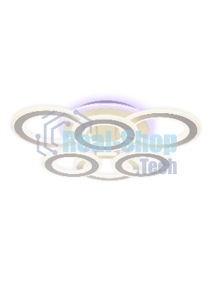 Потолочный светодиодный светильник FA8805 WH белый 174W 550*550*130 (ПДУ РАДИО 2.4)