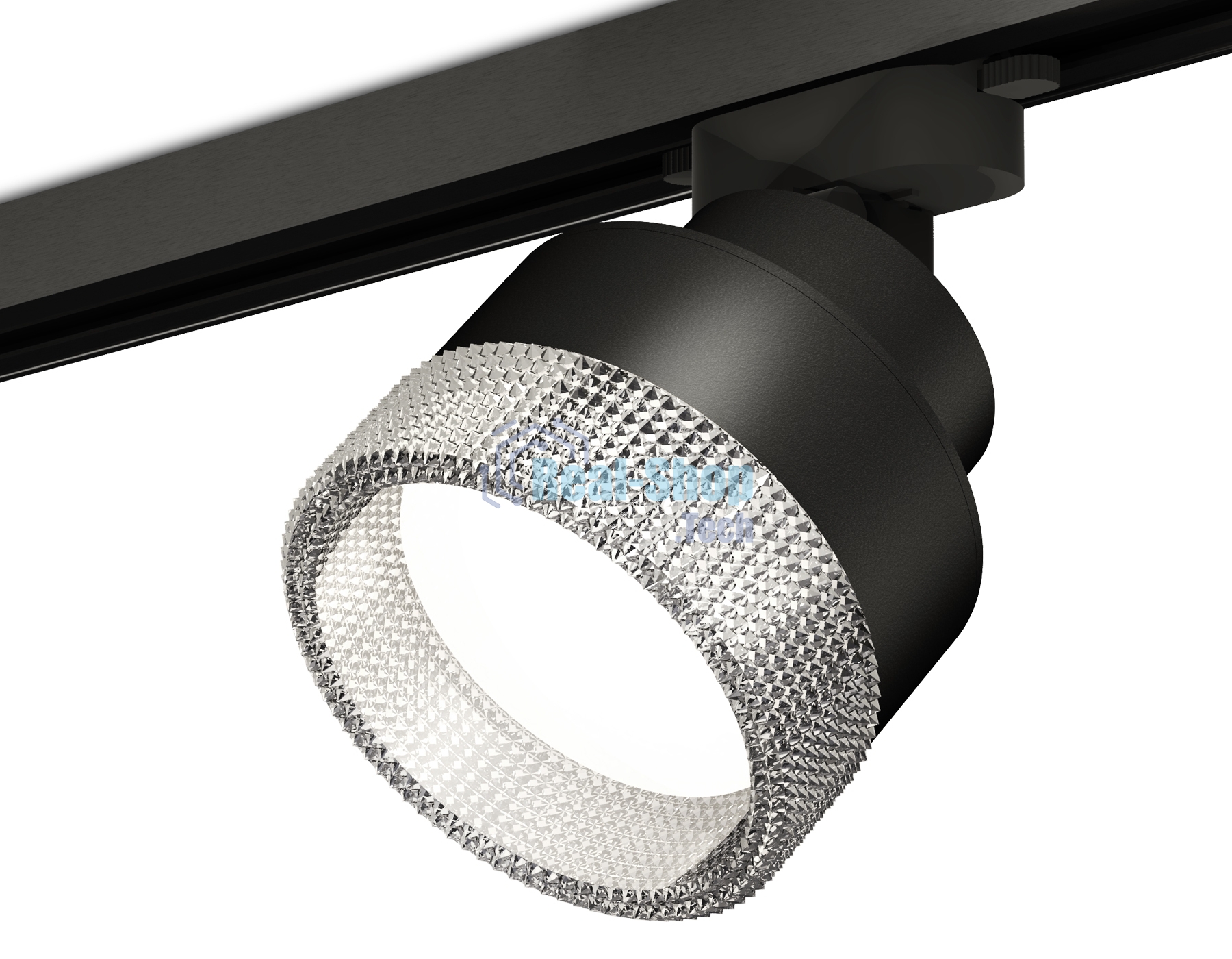 Светильник Ambrella light XT8102040 SBK/CL черный песок/прозрачный GX53 (A2526, A2106, C8102, N8480)
