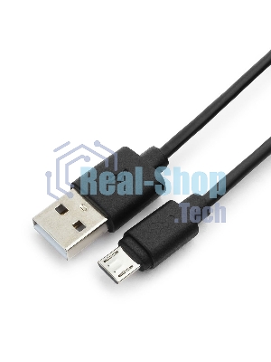 Кабель Гарнизон Кабель USB 2.0 Pro, AM/microBM 5P, 1м, черный, пакет (GCC-mUSB2-AMBM-1M)