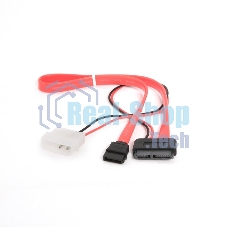 Кабель Gembird/Cablexpert Combo miniSATA, molex+SATA/miniSATA, 6pin+7pin, (длина инт-50 см, пит-30 см)
