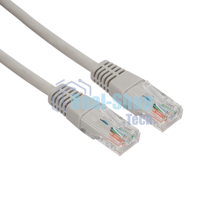 Пaтч-корд U/UTP Rexant, cat.5e, RJ45-RJ45, неэкранированный, LSZH серый, 3м