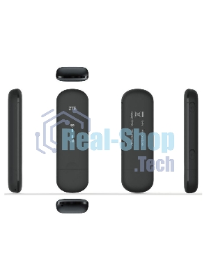 Модем 2G/3G/4G ZTE MF79RU USB Wi-Fi Firewall +Router внешний черный