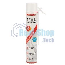 Пена монтажная всесезонная с трубочкой Rexant 65 л max