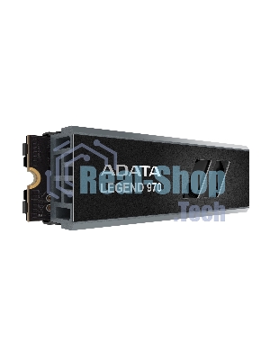 Накопитель SSD ADATA LEGEND 970, 2Tb, PCIe 5.0 x4, M.2 2280, NVMe, R/W 10000/10000, с радиатором