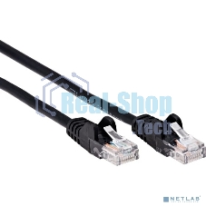 Патч-корд литой AOpen ANP511 7.5M BK UTP cat.5е 7,5м черный