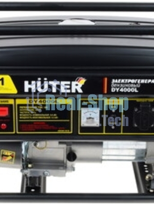 Электрогенератор бензиновый Huter DY4000LX, 3.3 кВт, 68 дБ, 42.2 кг