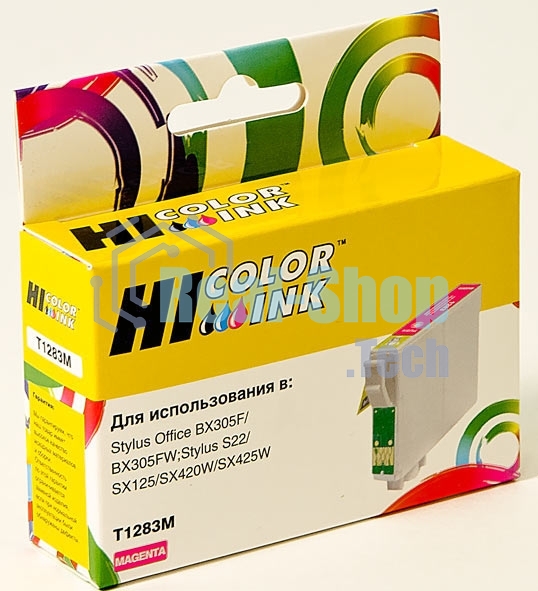 Картридж Epson Stylus S22/SX125/SX420W/SX425W/BX305F (Hi-Black) new, C13T12834010, M