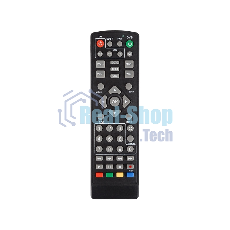 Универсальный пульт дистанционного управления Rexant для DVB-T2 (RX-DVB-014)