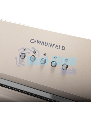 Вытяжка встраиваемая Maunfeld TRAPEZE 602IG бежевый, 60 см, 1150 куб. м/ч, 54 дБ