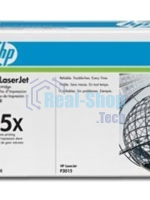 Картридж лазерный HP CE255X черный для LaserJet P3015/P3015d/P3015dn/P3015x 12500 стр.