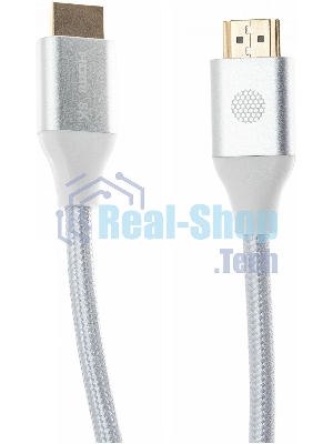 Кабель аудио-видео Cactus CS-HDMI.2.1-1.8 HDMI (m)/HDMI (m) 1.8м. позолоченные контакты серебристый