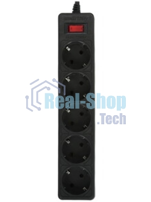 Сетевой фильтр Smartbuy (SBSP-30-K) - 5 роз х 3 м - черный