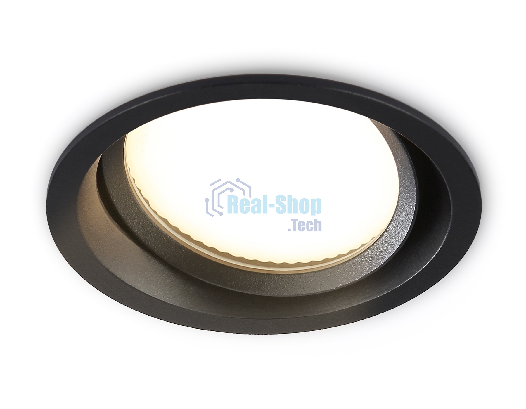 Светильник Ambrella light TN6653 BK черный IP44 GX53 D110*48