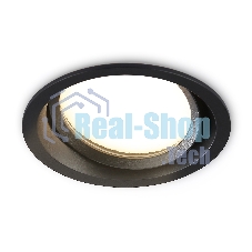 Светильник Ambrella light TN6653 BK черный IP44 GX53 D110*48