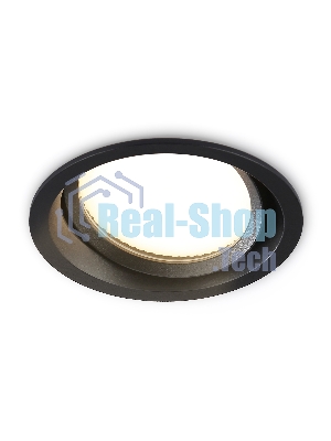 Светильник Ambrella light TN6653 BK черный IP44 GX53 D110*48