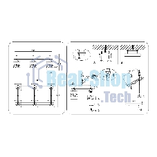 Светильник Ambrella light TR3033250/6 BK/WD черный/дерево E27/6 max 60W 580*340*245