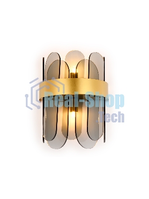 Светильник Ambrella light TR5348/2 GD/SM золото/дымчатый G9/2 max 40W 270*200*140
