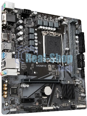 Материнская плата Gigabyte H610M H DDR4 Soc-1700 Intel H610 2xDDR4 mATX AC`97 8ch(7.1) GbLAN+VGA+HDMI