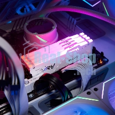 Оперативная память Kingston Fury Beast, DDR5, 32Gb (2x16GB), 5600MHz, CL36, DIMM, радиатор, RGB, белый