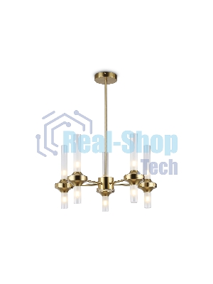 Люстра Ambrella light LH55358/10 BS/CL латунь/прозрачный G9/10 max 30W D550*690