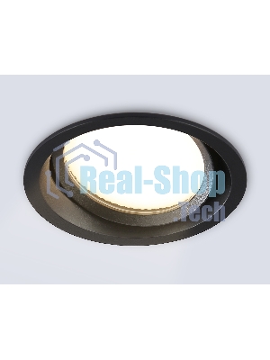 Светильник Ambrella light TN6653 BK черный IP44 GX53 D110*48