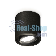 Светильник Ambrella Light XS7532002 SBK/PBK черный песок/черный полированный MR16 GU5.3 (C7532, N7002)