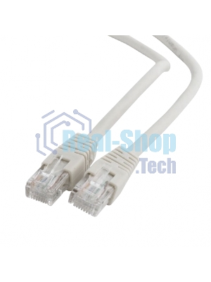 Патч-корд UTP Cablexpert PP6U-2M cat.6, 2м, литой, многожильный, серый