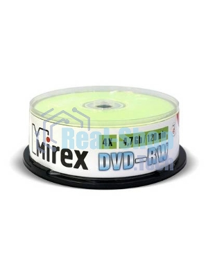 Диск DVD-RW Mirex 4.7 Gb, 4x, Cake Box (50), (50/300)